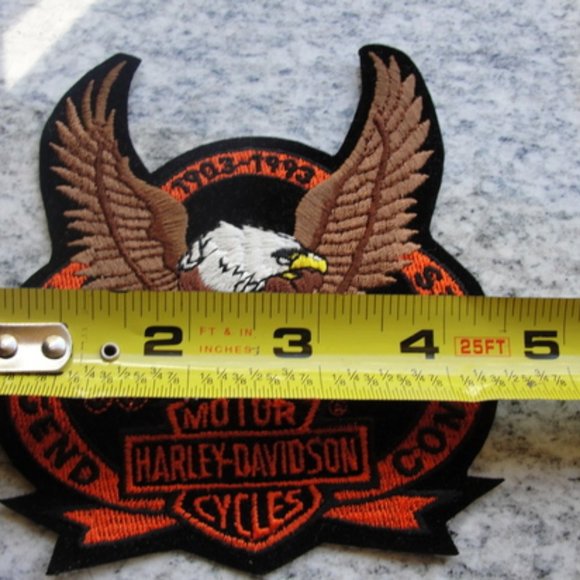HARLEY DAVIDSON 1903-1993 LEGEND CONTINUES PATCH - Picture 3 of 4